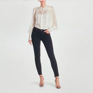 Paige Verdugo Ankle Skinny Jeans - Blue Size 26